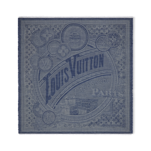 Khăn Choàng Malles Merveilleuses . in Đồ Nữ's Phụ kiện Khăn choàng collections by Louis Vuitton (Thu phóng sản phẩm)