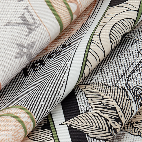 Khăn Lụa Vuông Malles Merveilleuses 90 . in Đồ Nữ's Phụ kiện Khăn lụa collections by Louis Vuitton (Thu phóng sản phẩm)