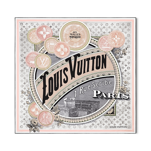 Khăn Lụa Vuông Malles Merveilleuses 90 . in Đồ Nữ's Phụ kiện Khăn lụa collections by Louis Vuitton (Thu phóng sản phẩm)