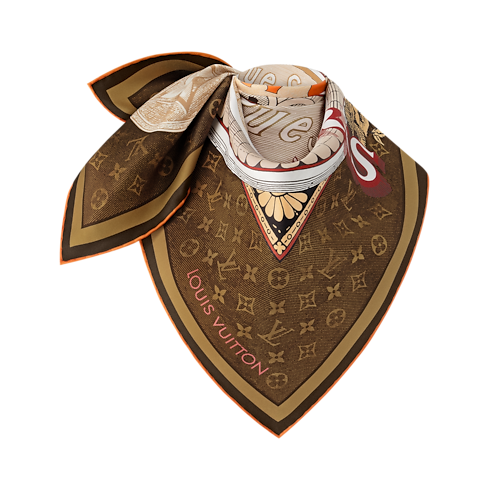 Khăn Lụa Vuông Malles Merveilleuses 90 . in Đồ Nữ's Phụ kiện Khăn lụa collections by Louis Vuitton (Thu phóng sản phẩm)