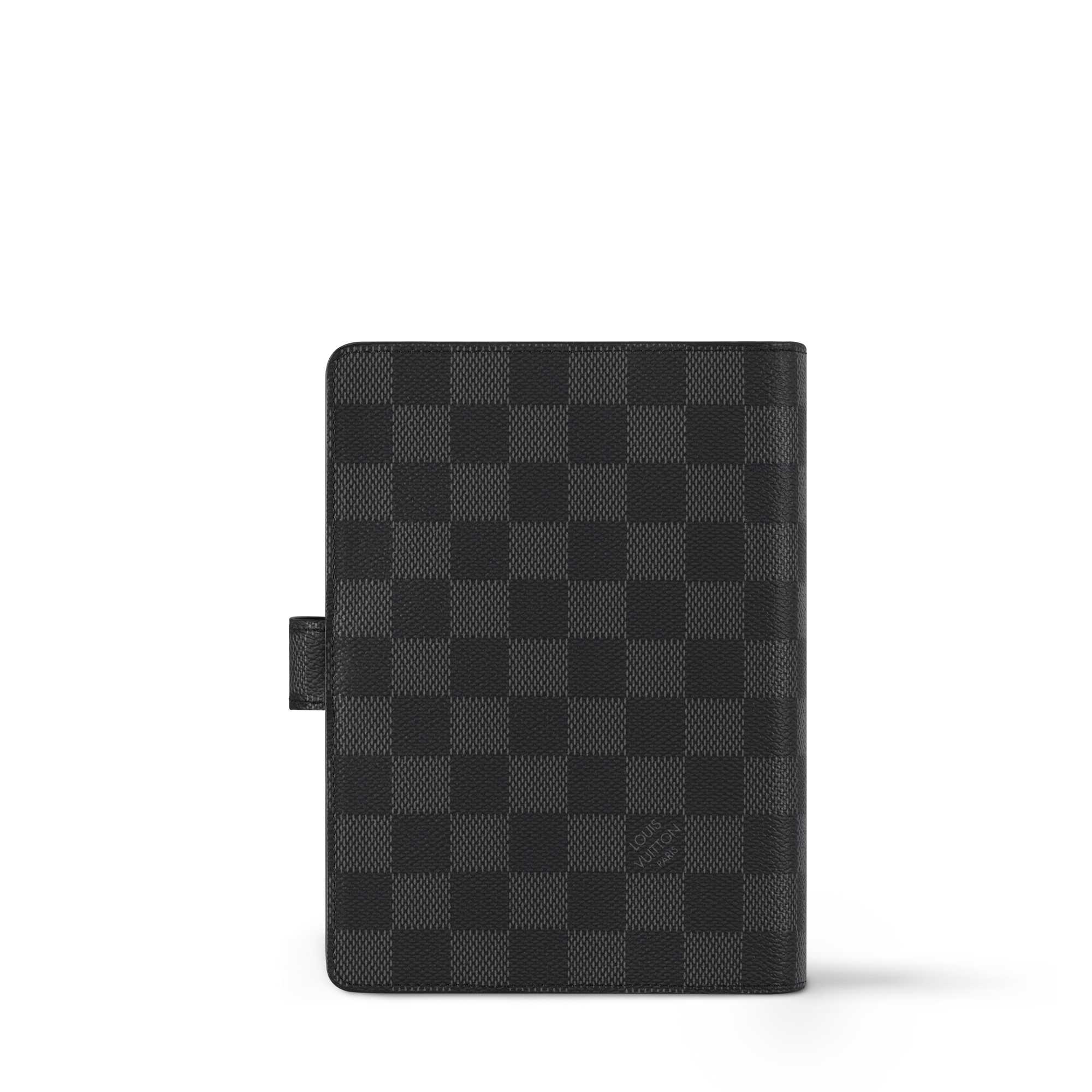 Bìa Sổ Tay - Cỡ Vừa Damier Graphite in Rương, Phụ kiện du lịch và Trang trí nội thất