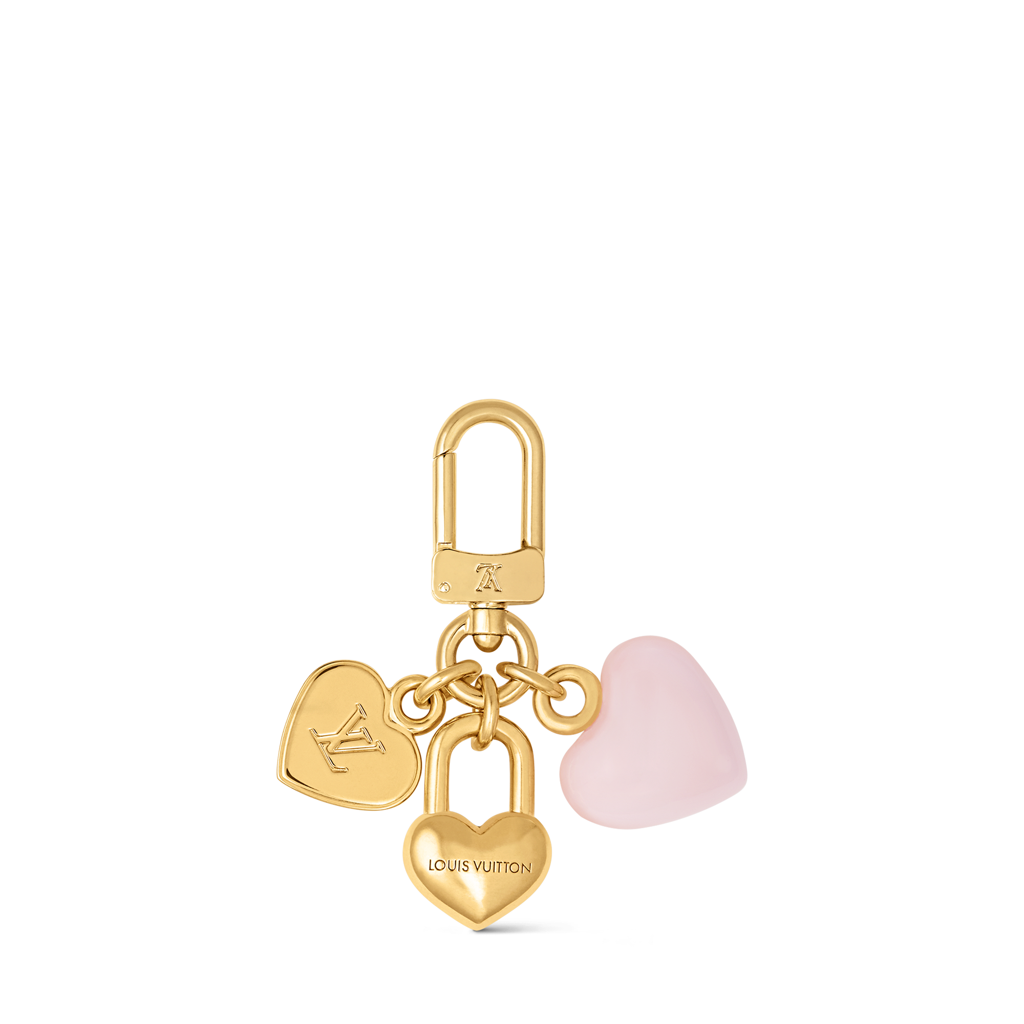 Móc Khóa Micro Charms LV Heart . in Đồ Nữ