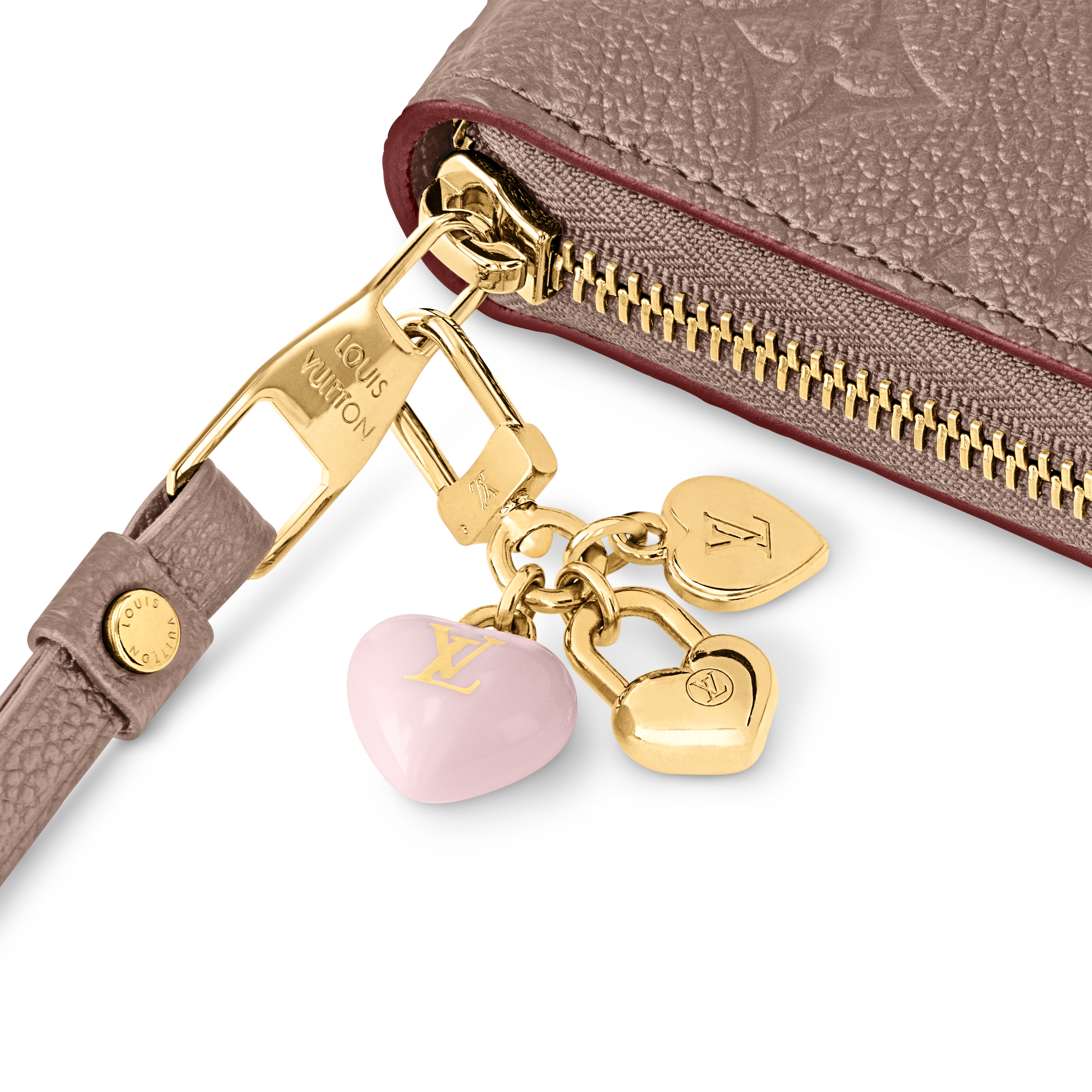 Móc Khóa Micro Charms LV Heart . in Đồ Nữ