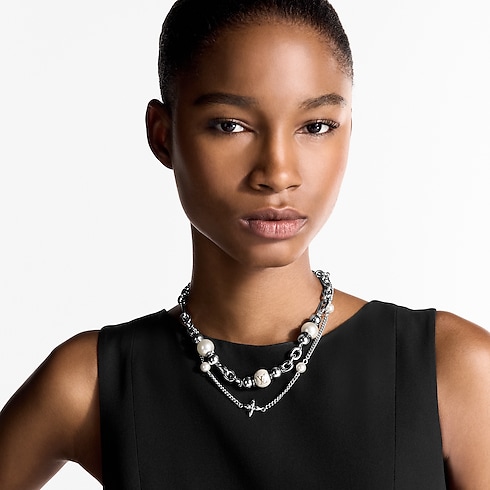 Vòng Cổ Midnight Pearl . in Đồ Nữ's Trang sức thời trang Vòng cổ và Mặt dây chuyền collections by Louis Vuitton (Thu phóng sản phẩm)