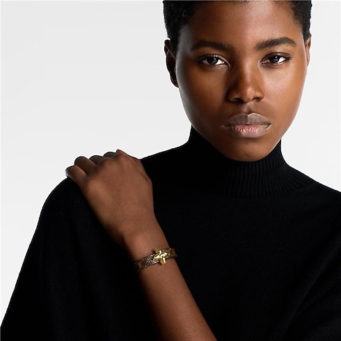 Vòng Tay Mini Flowergram Các loại da khác in Đồ Nữ's Trang sức thời trang Vòng tay collections by Louis Vuitton (Thu phóng sản phẩm)