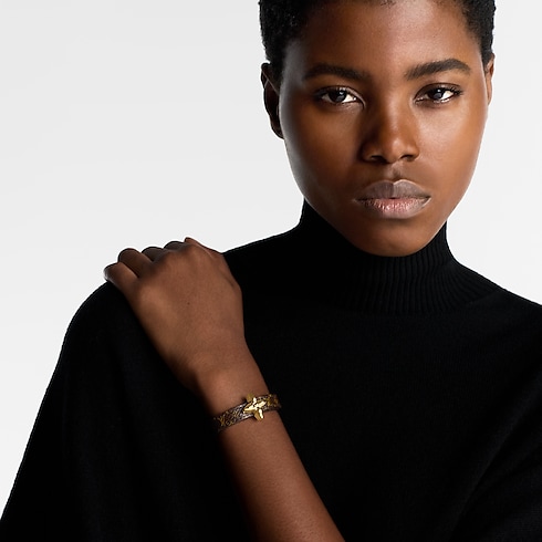 Vòng Tay Mini Flowergram Các loại da khác in Đồ Nữ's Trang sức thời trang Vòng tay collections by Louis Vuitton (Thu phóng sản phẩm)