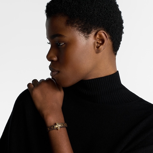 Vòng Tay Mini Flowergram Các loại da khác in Đồ Nữ's Trang sức thời trang Vòng tay collections by Louis Vuitton (Thu phóng sản phẩm)