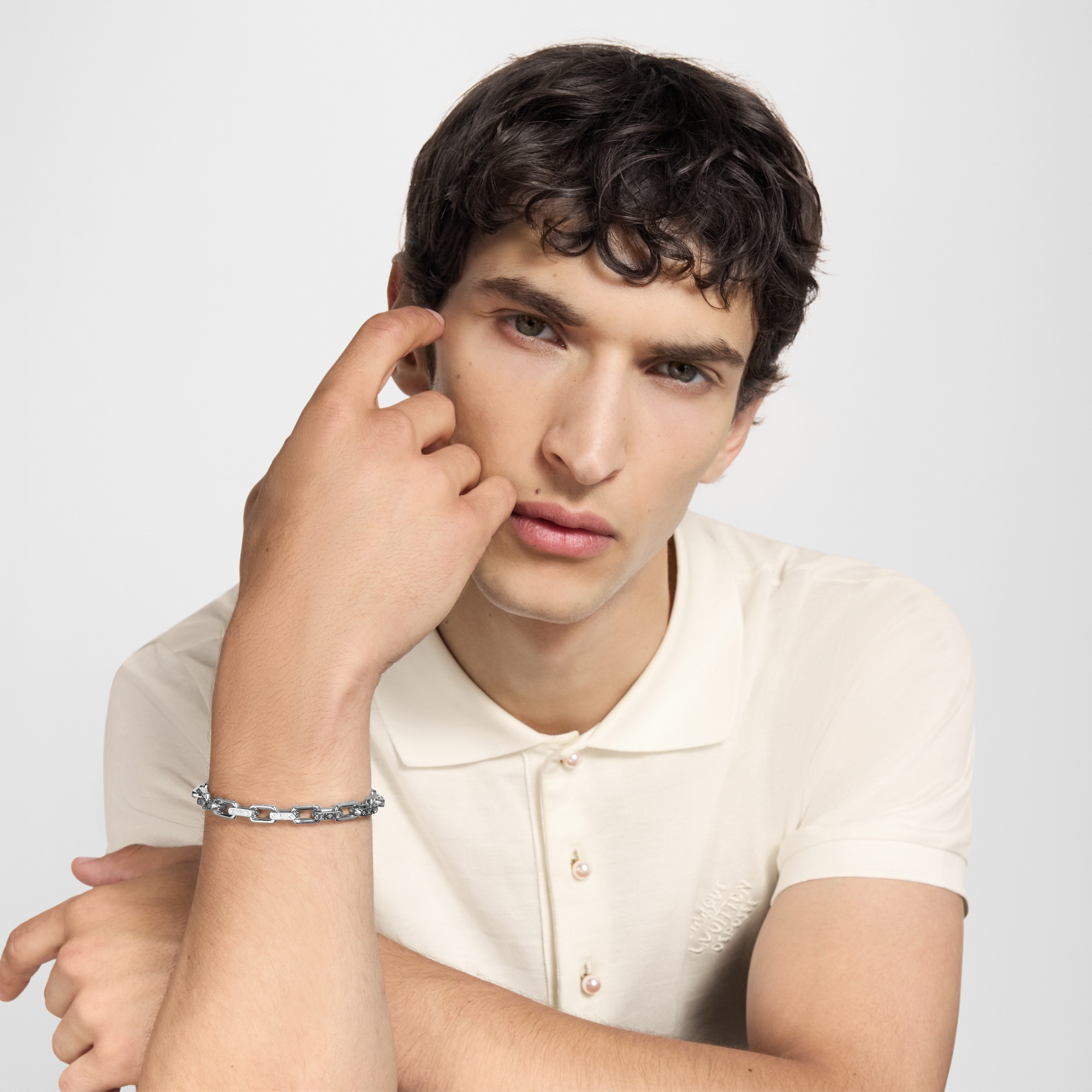 Mini Monogram Chain Bracelet . in Đồ Nam