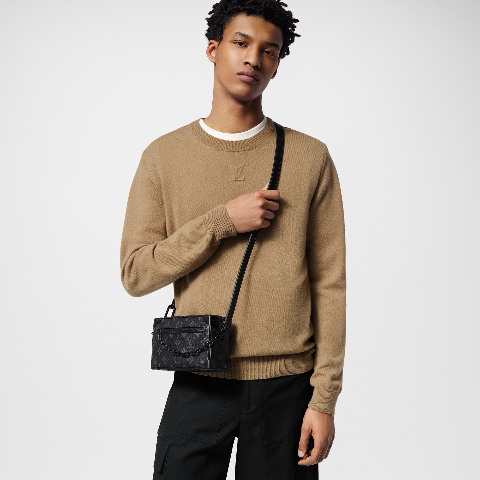 Túi Mini Soft Trunk Monogram Eclipse in Đồ Nam