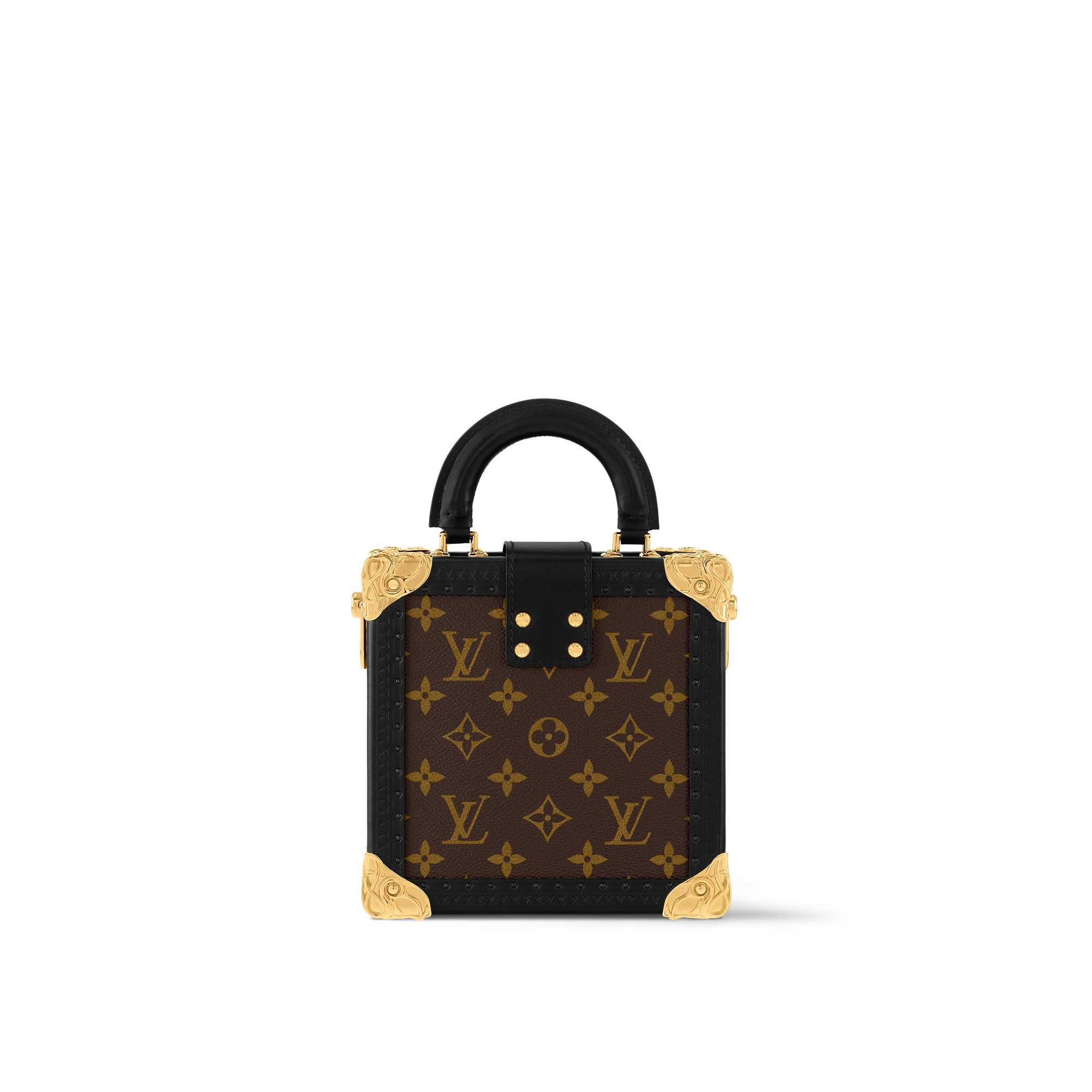 Túi Dạng Hộp Mini Square Trunk Acanto Monogram Macassar in Les Extraordinaires