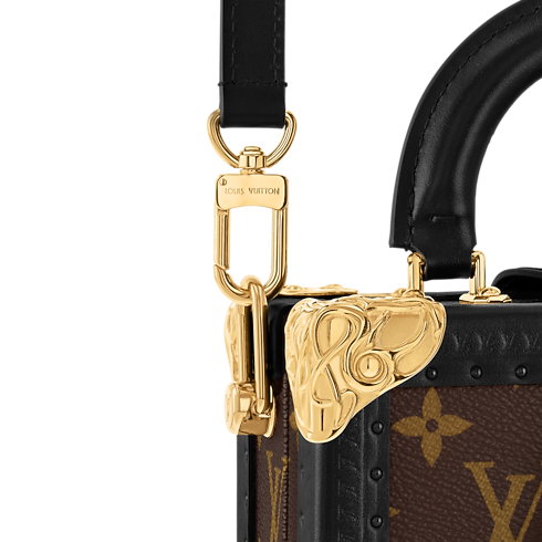 Túi Dạng Hộp Mini Square Trunk Acanto Monogram Macassar in Les Extraordinaires's Rương Thiết kế theo mùa collections by Louis Vuitton (Thu phóng sản phẩm)