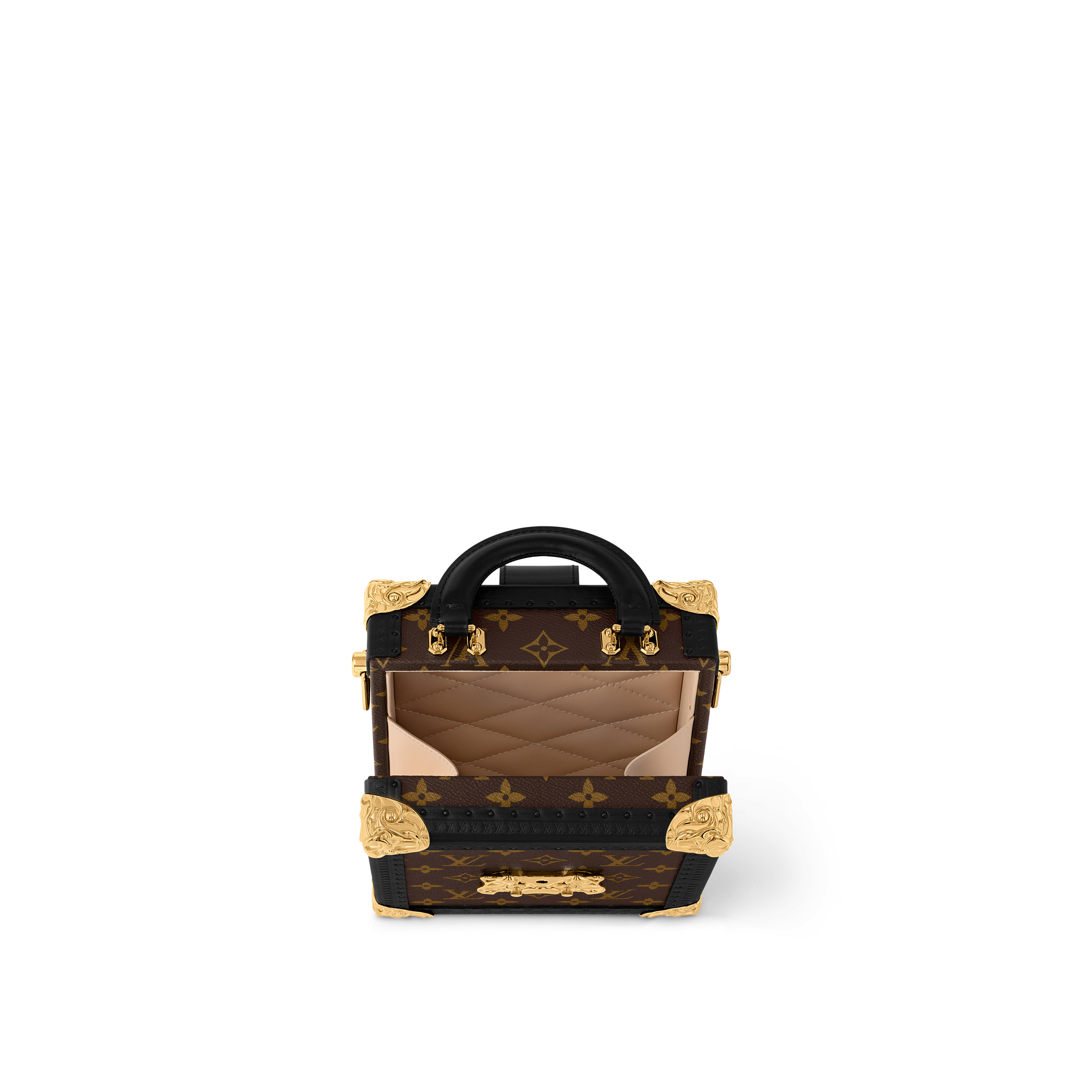 Túi Dạng Hộp Mini Square Trunk Acanto Monogram Macassar in Les Extraordinaires