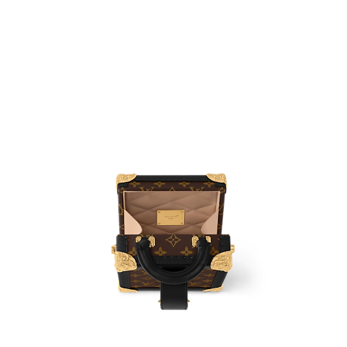 Túi Dạng Hộp Mini Square Trunk Acanto Monogram Macassar in Les Extraordinaires's Rương Thiết kế theo mùa collections by Louis Vuitton (Thu phóng sản phẩm)