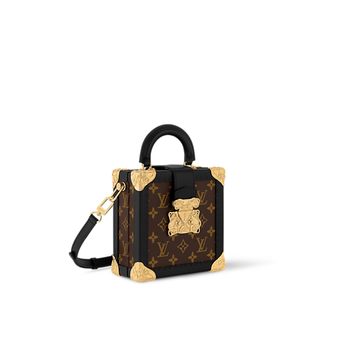 Túi Dạng Hộp Mini Square Trunk Acanto Monogram Macassar in Les Extraordinaires's Rương Thiết kế theo mùa collections by Louis Vuitton (Thu phóng sản phẩm)
