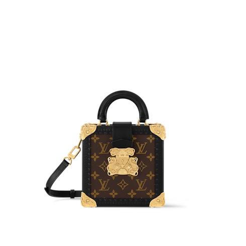 Túi Dạng Hộp Mini Square Trunk Acanto Monogram Macassar in Les Extraordinaires's Rương Thiết kế theo mùa collections by Louis Vuitton (Thu phóng sản phẩm)