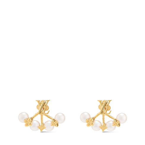Khuyên Tai Minigram Pearls . in Đồ Nữ's Trang sức thời trang Tất cả Phụ kiện thời trang collections by Louis Vuitton (Thu phóng sản phẩm)