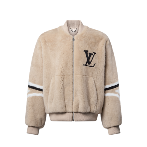 Áo Khoác Bomber Lông Chồn in Đồ Nam's Trang phục Áo khoác ngoài collections by Louis Vuitton (Thu phóng sản phẩm)