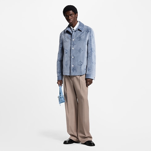 Áo Sơ Mi Dáng Rộng in Đồ Nam's Trang phục Áo khoác ngoài collections by Louis Vuitton (Thu phóng sản phẩm)