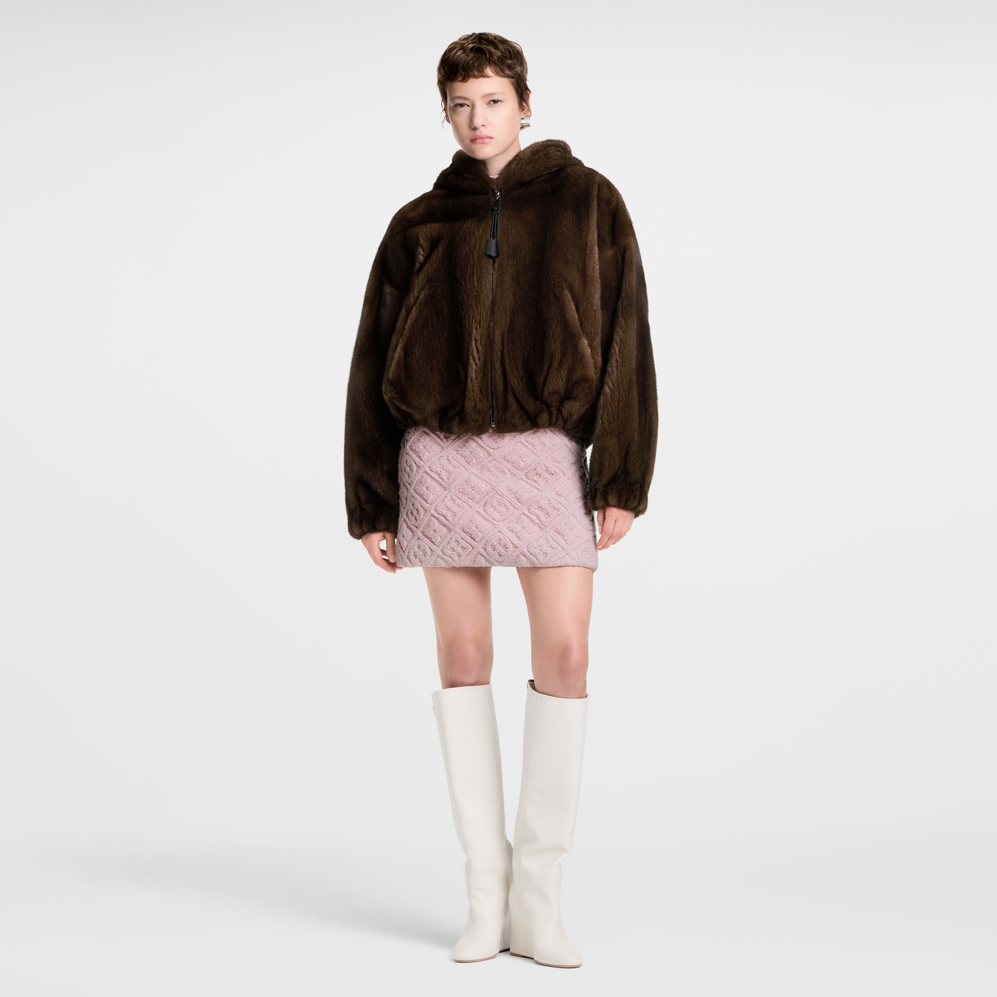 Mink Zipped Bomber  in Đồ Nữ