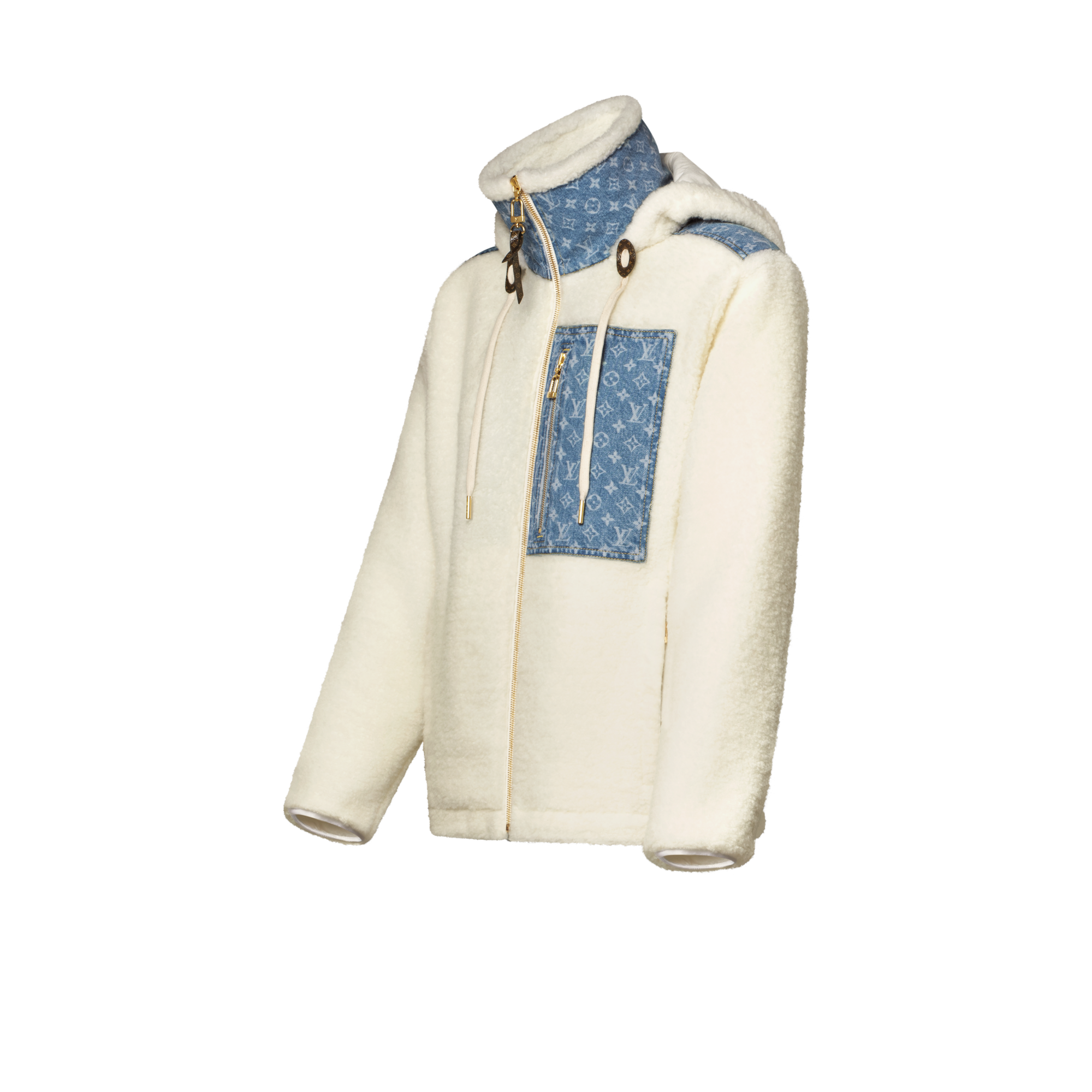Monogram Accent Fleece Jacket  in Đồ Nữ