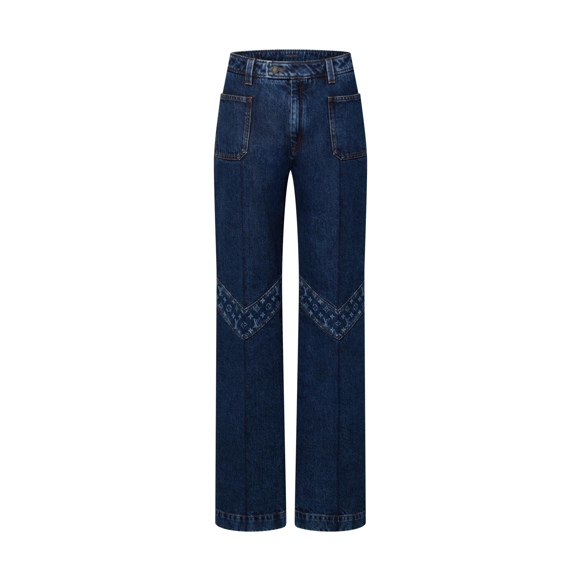 Quần Jeans hoạ tiết Monogram  in Đồ Nữ