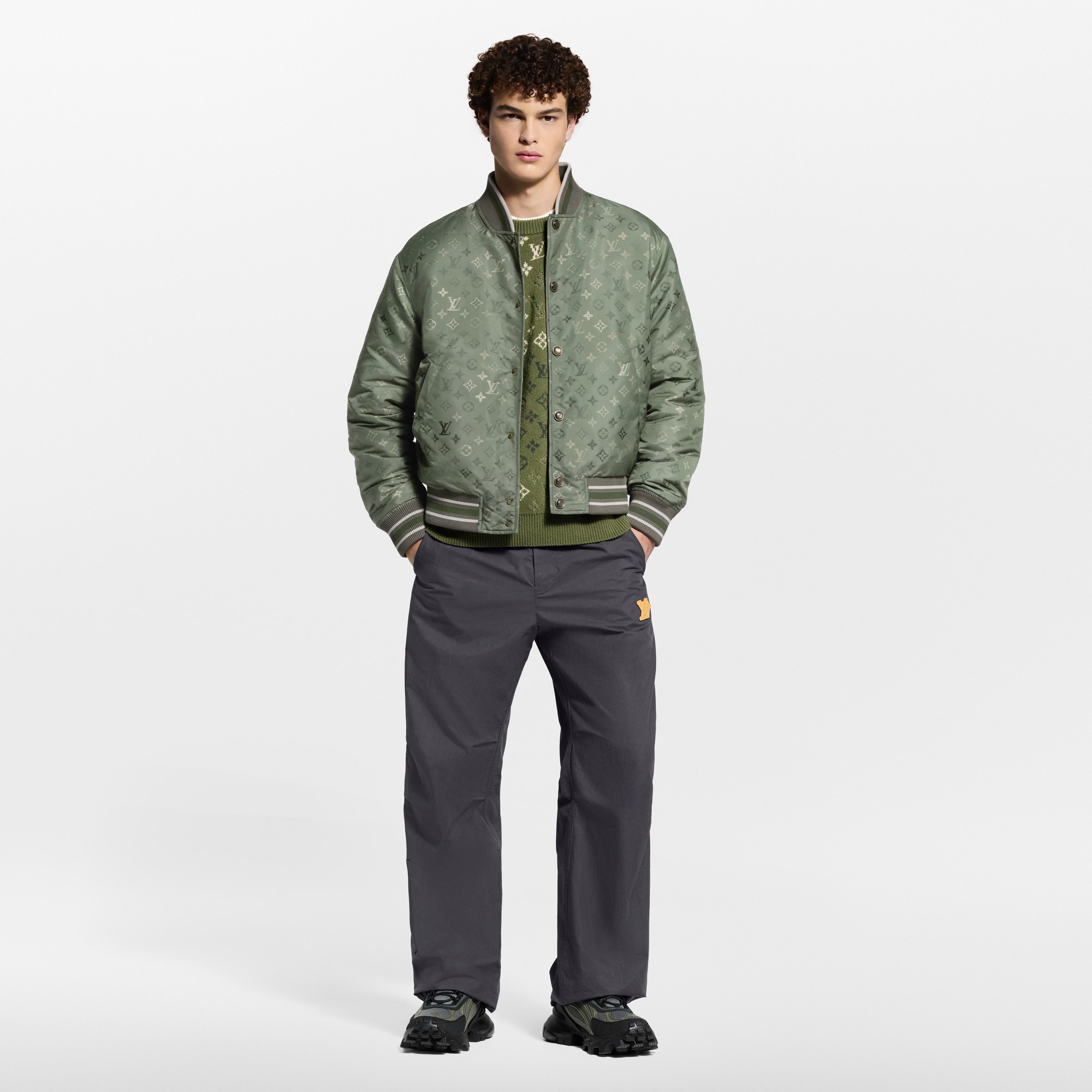 Monogram Bomber  in Đồ Nam