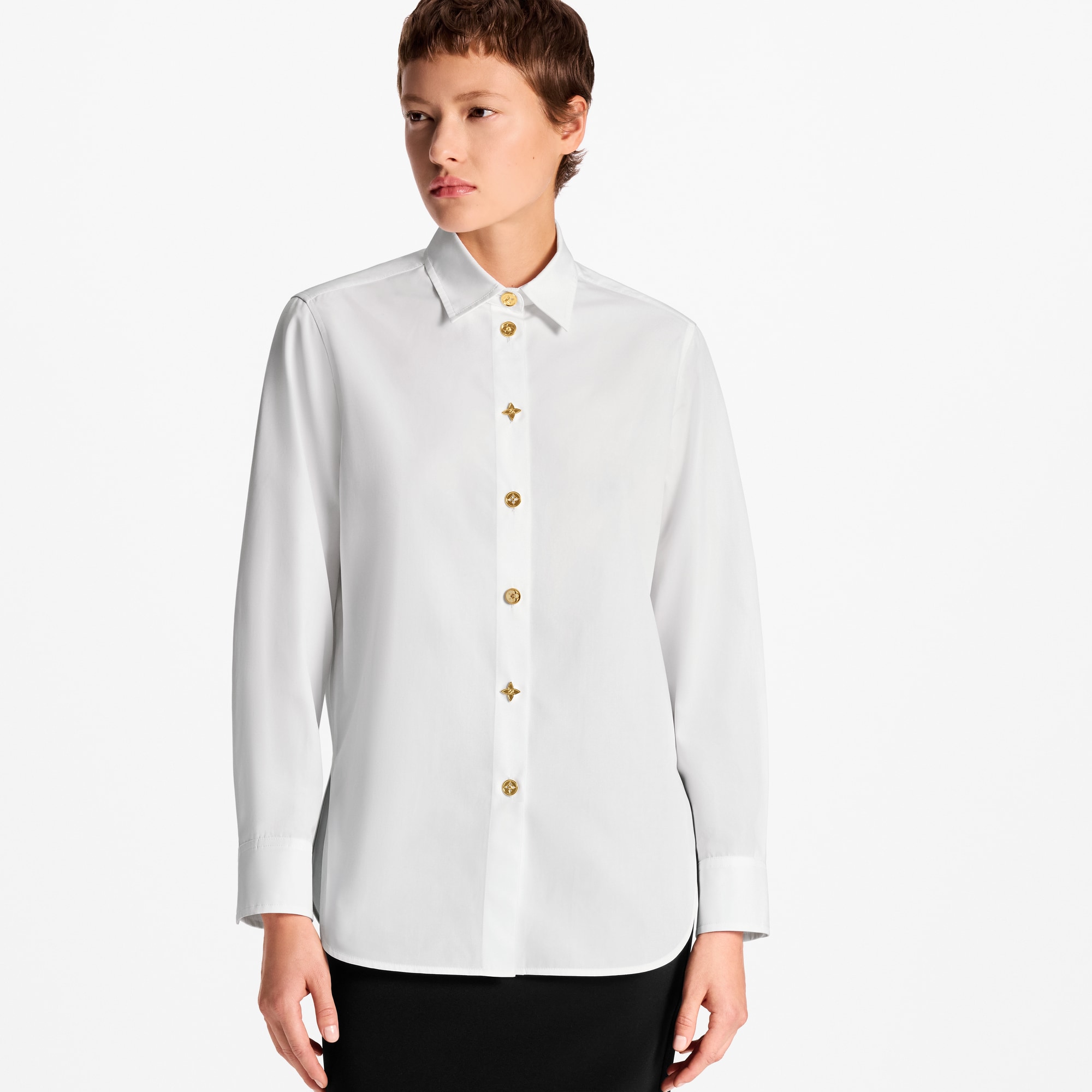 Monogram Button Shirt  in Đồ Nữ