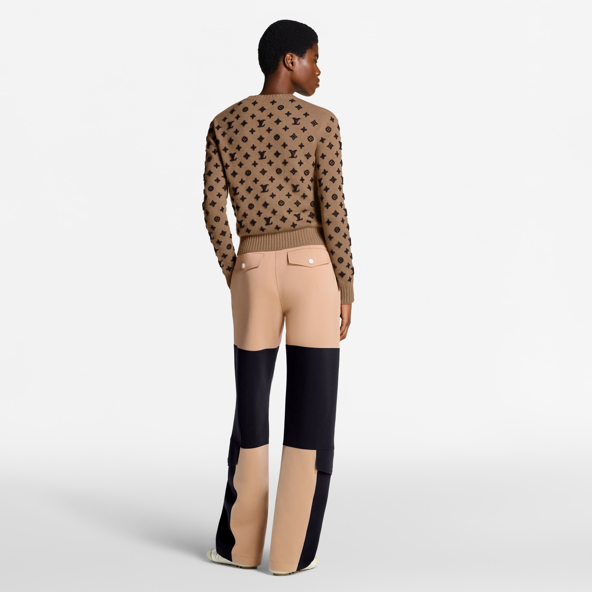 Áo Len Họa Tiết Monogram  in Đồ Nữ