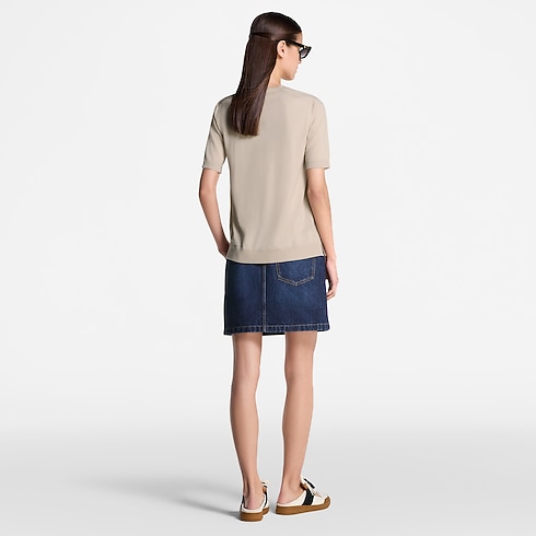 Áo Dệt Kim Họa Tiết Monogram in Đồ Nữ's Trang phục Áo collections by Louis Vuitton (Thu phóng sản phẩm)