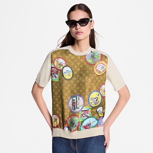 Áo Dệt Kim Họa Tiết Monogram in Đồ Nữ's Trang phục Áo collections by Louis Vuitton (Thu phóng sản phẩm)