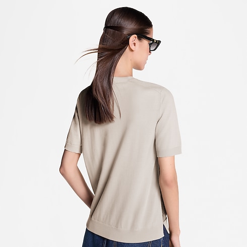 Áo Dệt Kim Họa Tiết Monogram in Đồ Nữ's Trang phục Áo collections by Louis Vuitton (Thu phóng sản phẩm)