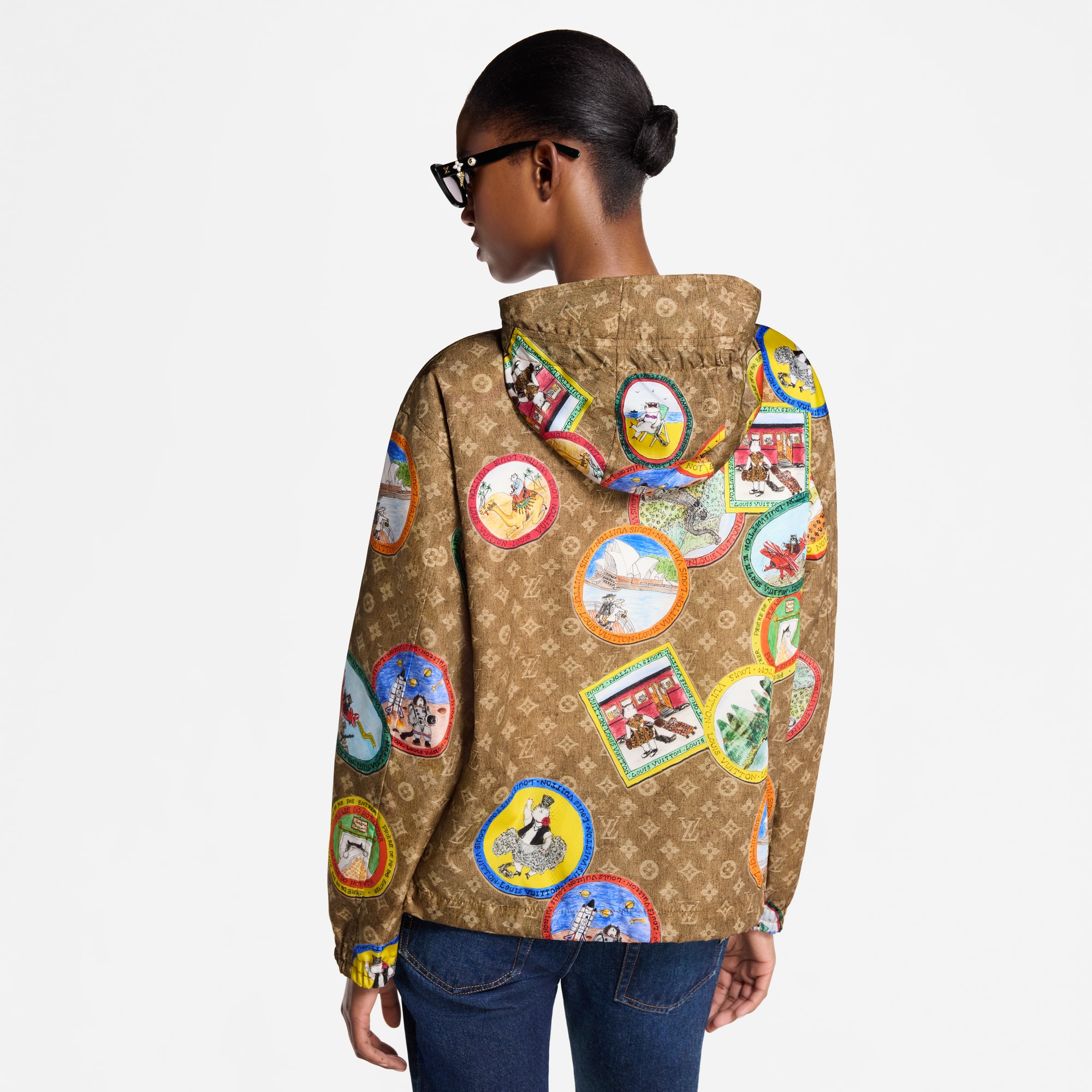 Áo Khoác Parka Họa Tiết Monogram  in Đồ Nữ