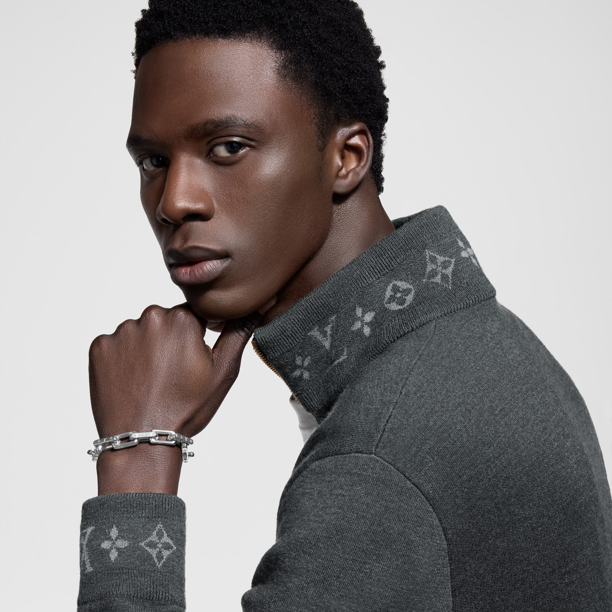 Vòng Tay Monogram Chain . in Đồ Nam