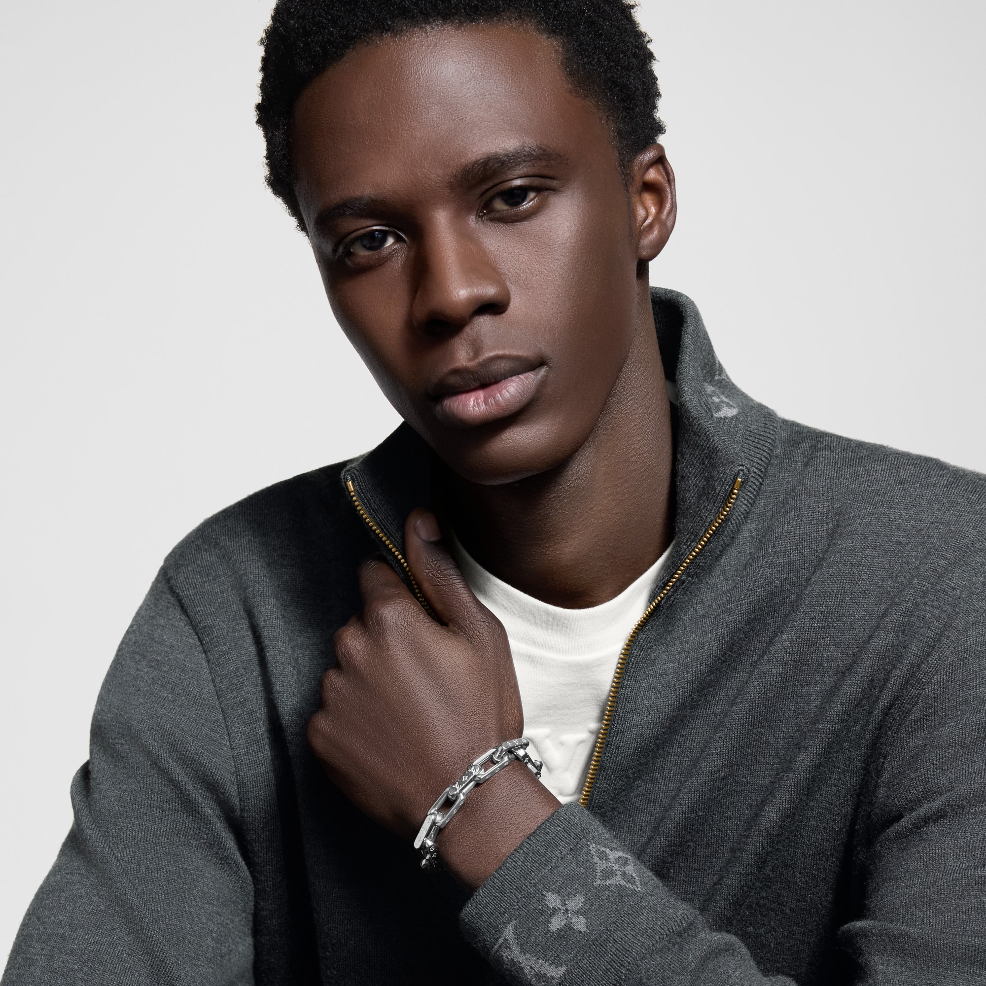 Vòng Tay Monogram Chain . in Đồ Nam