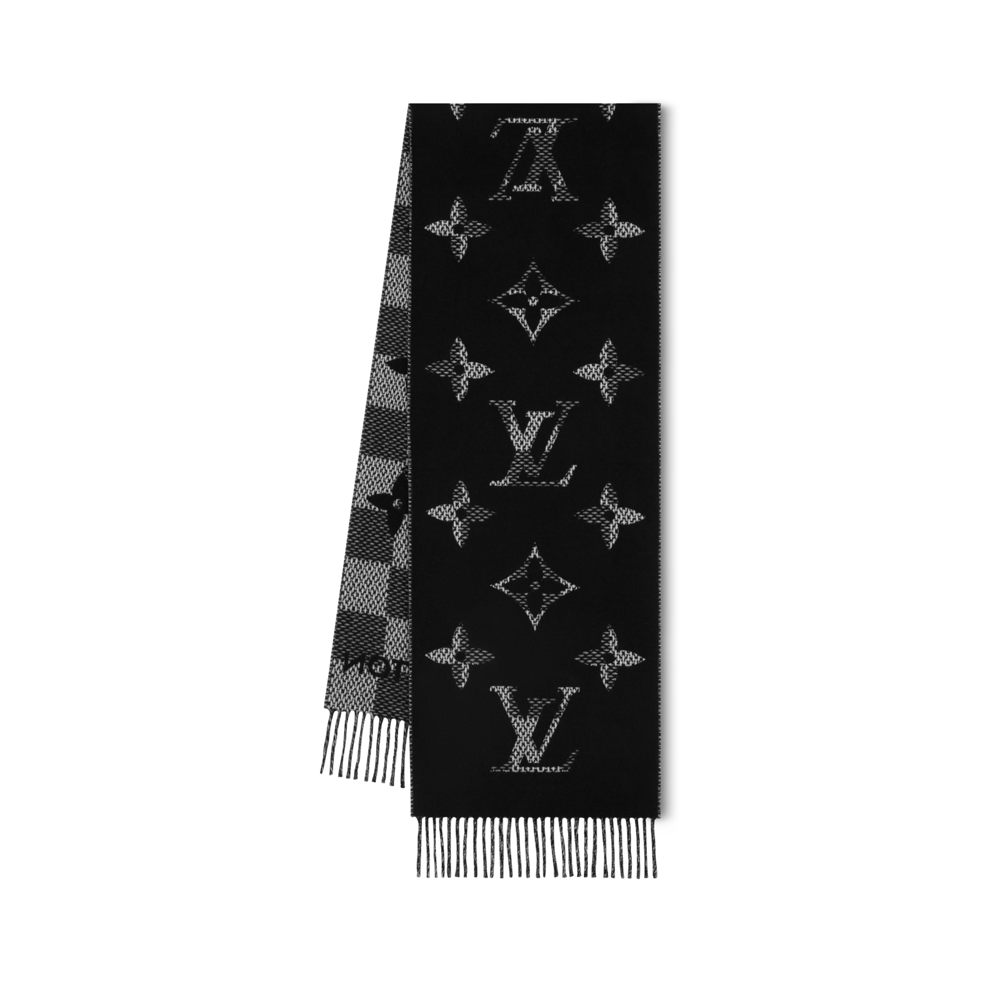 Monogram Check Scarf . in Đồ Nam