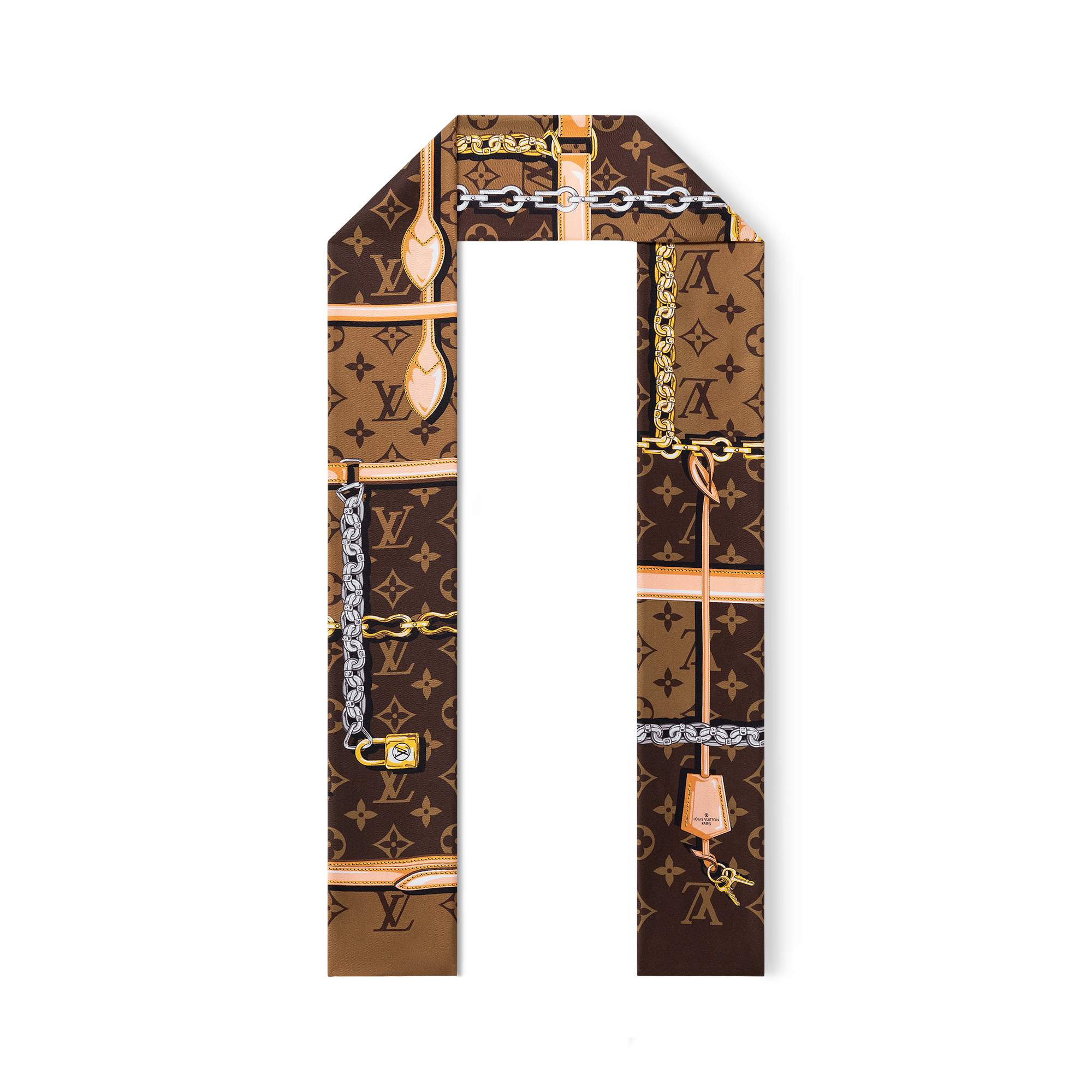 Khăn Lụa Monogram Confidential . in Đồ Nữ