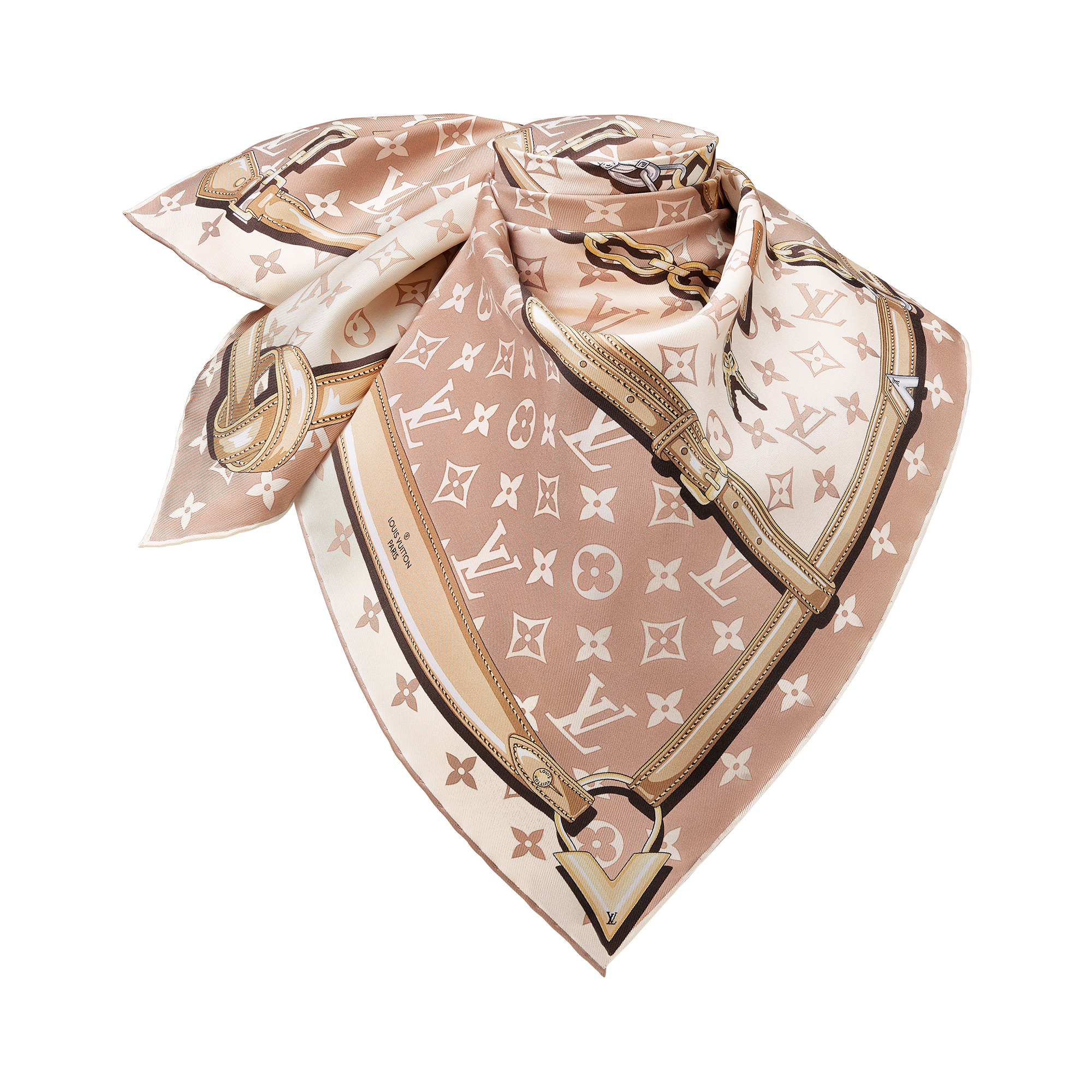 Khăn Lụa Vuông Monogram Confidential 90 . in Đồ Nữ