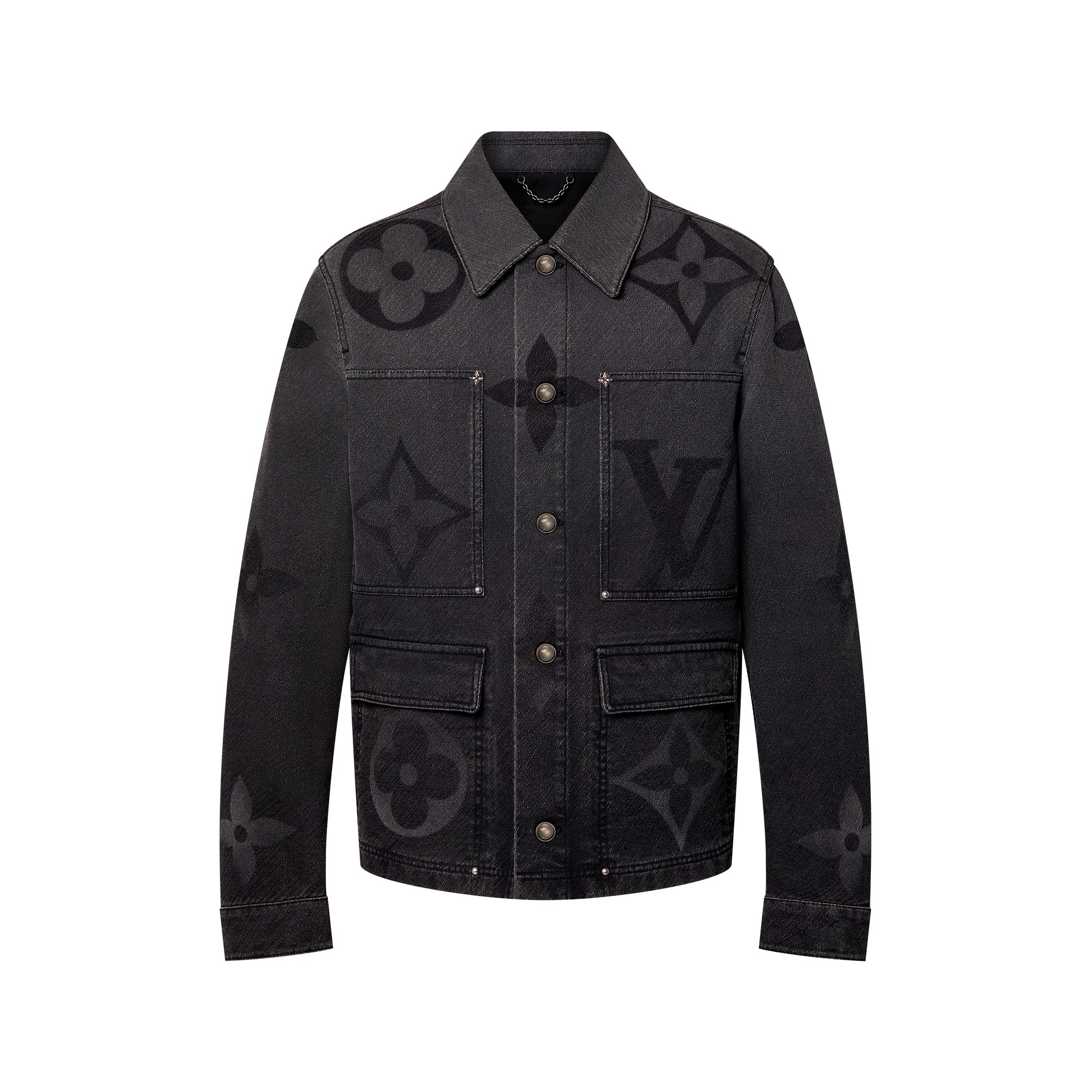 Áo Dài Tay Họa Tiết Monogram  in Đồ Nam