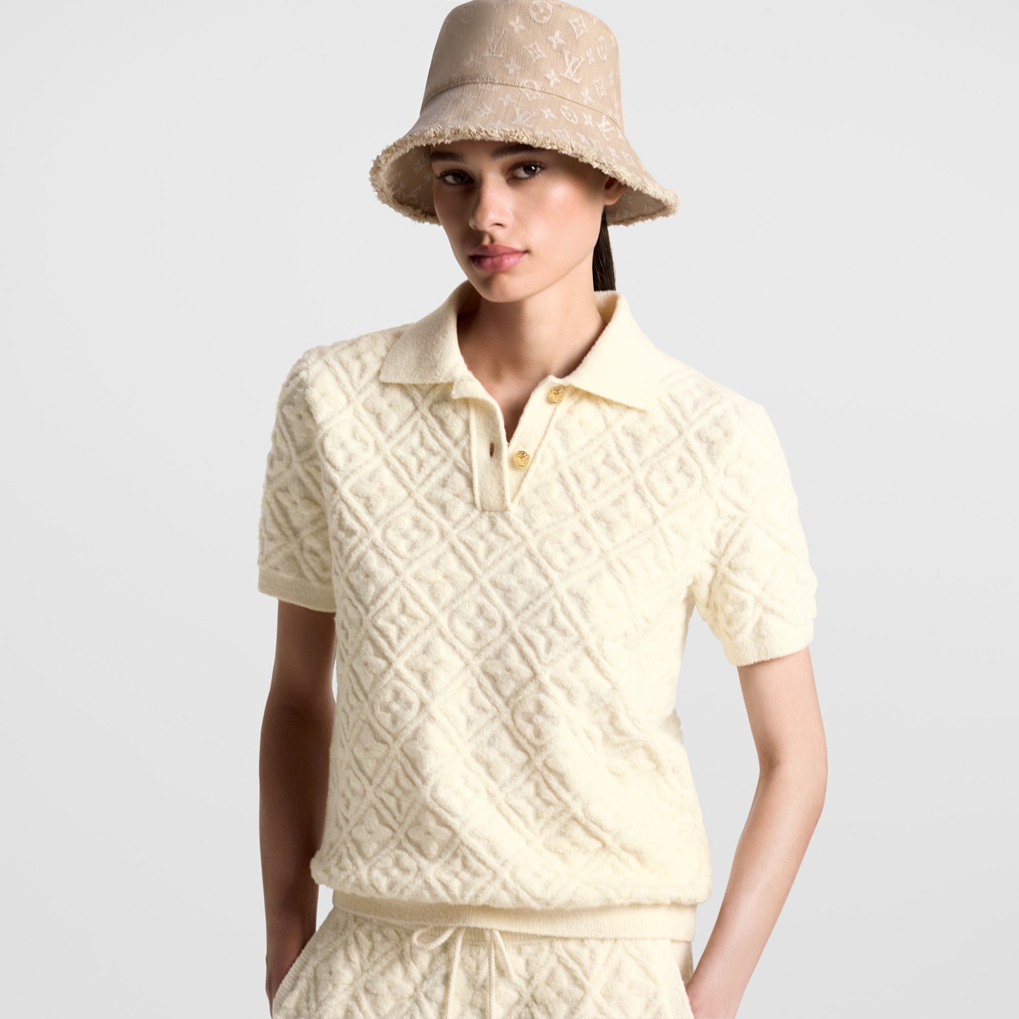 Mũ Monogram Denim Bucket . in Đồ Nữ