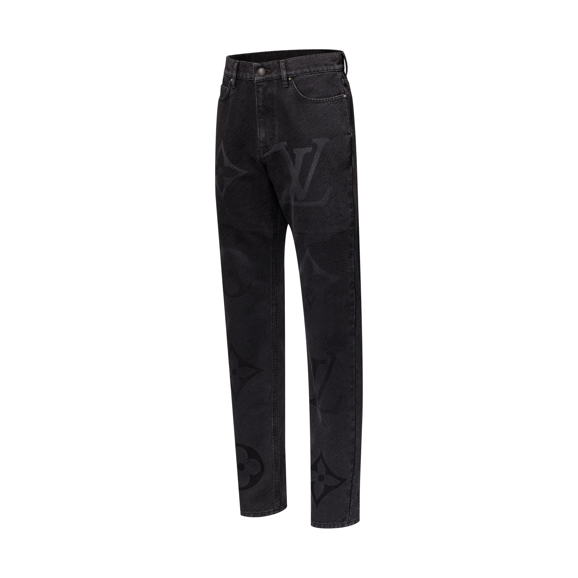 Quần Jean Họa Tiết Monogram  in Đồ Nam
