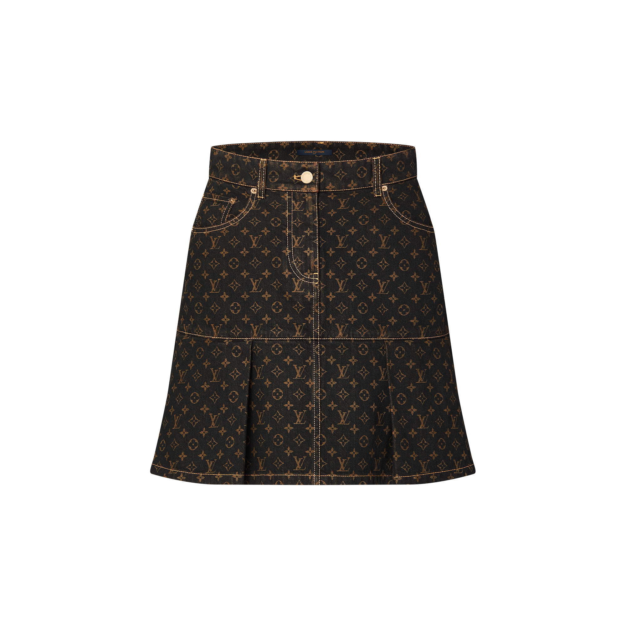 Váy Denim Họa Tiết Monogram  in Đồ Nữ