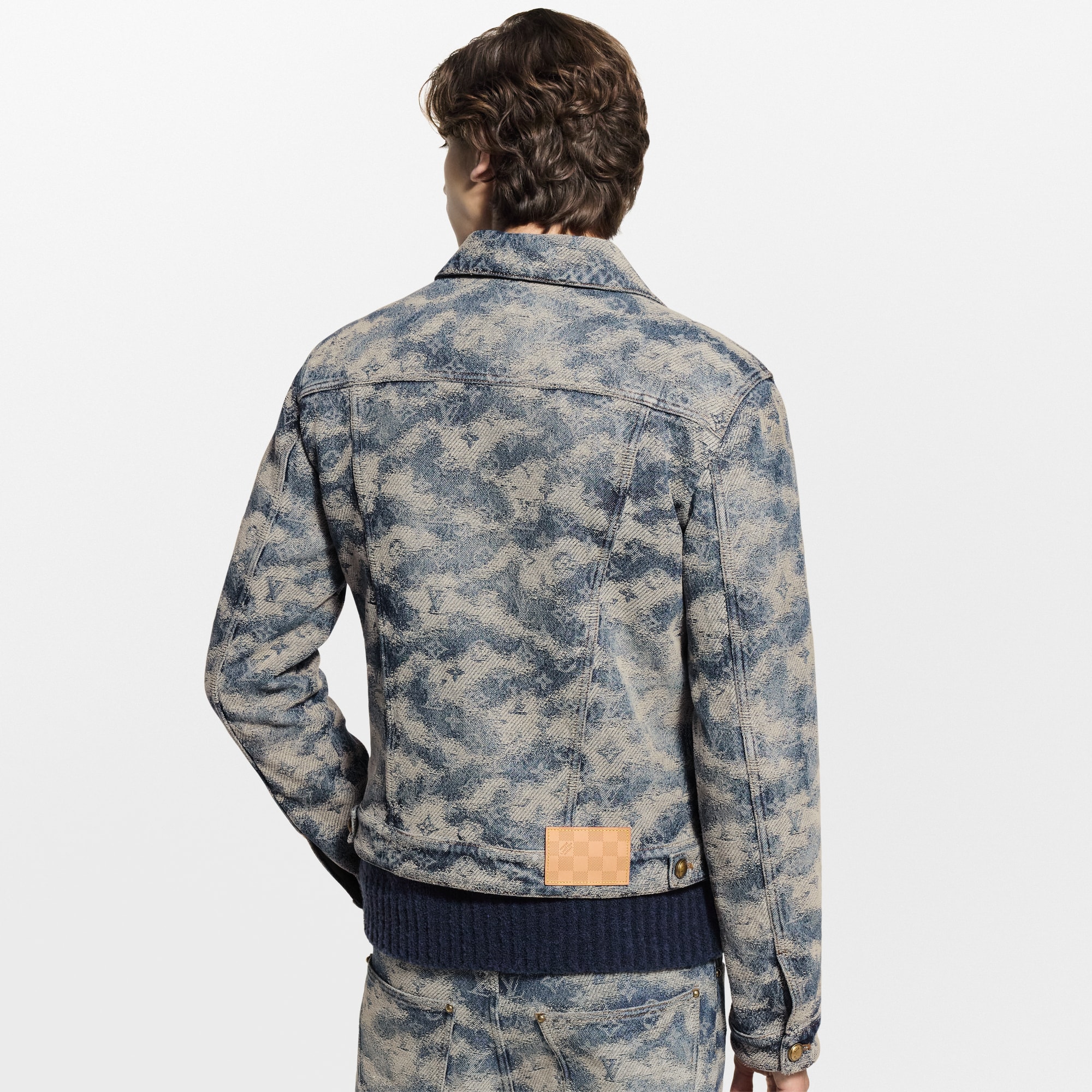 Monogram Denim Trucker Jacket  in Đồ Nam