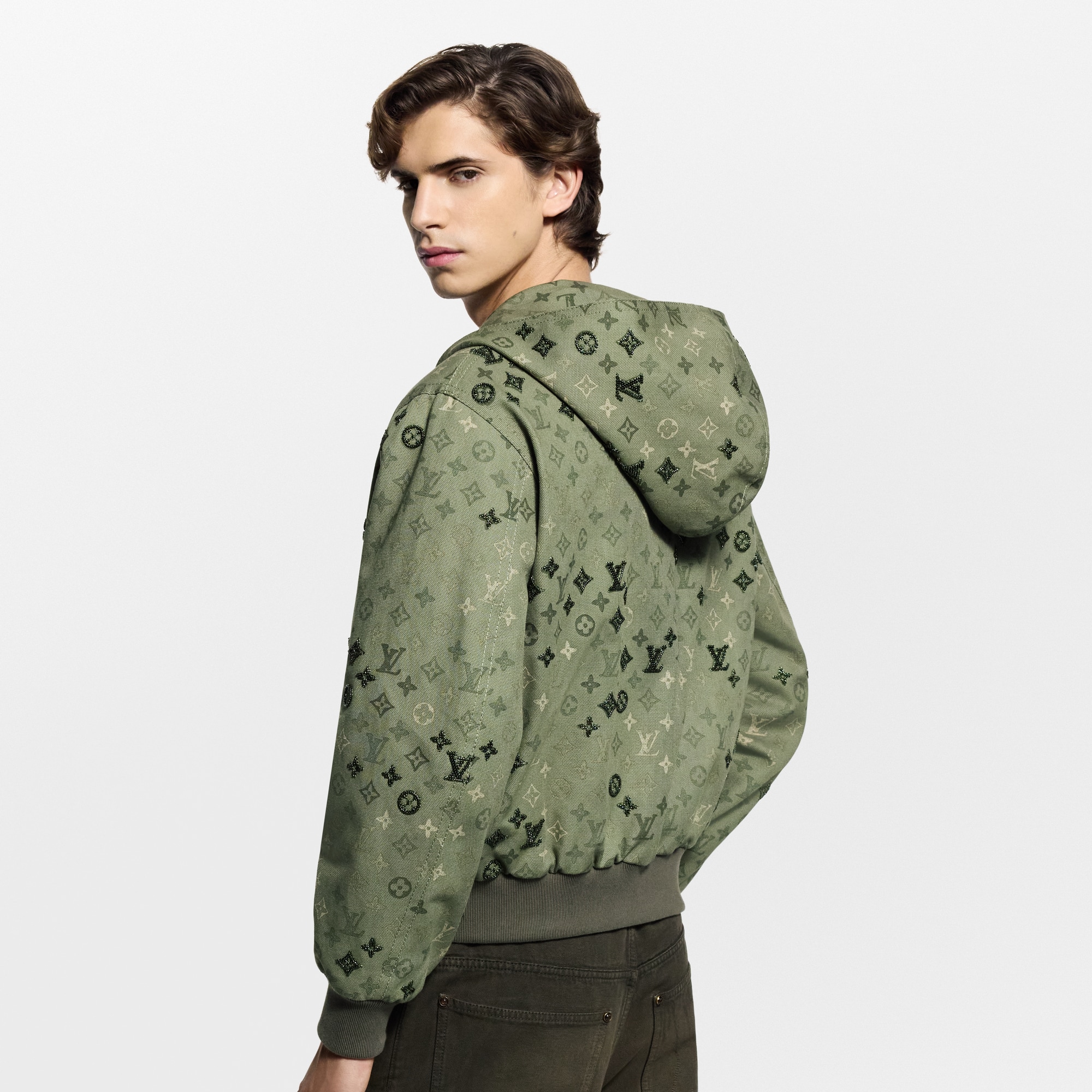 Monogram Embellished Hooded Blouson  in Đồ Nam