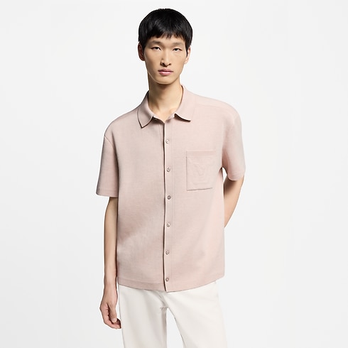 Áo Sơ Mi Dệt Kim in Đồ Nam's Trang phục Áo sơ mi collections by Louis Vuitton (Thu phóng sản phẩm)