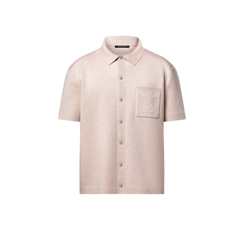 Áo Sơ Mi Dệt Kim in Đồ Nam's Trang phục Áo sơ mi collections by Louis Vuitton (Thu phóng sản phẩm)