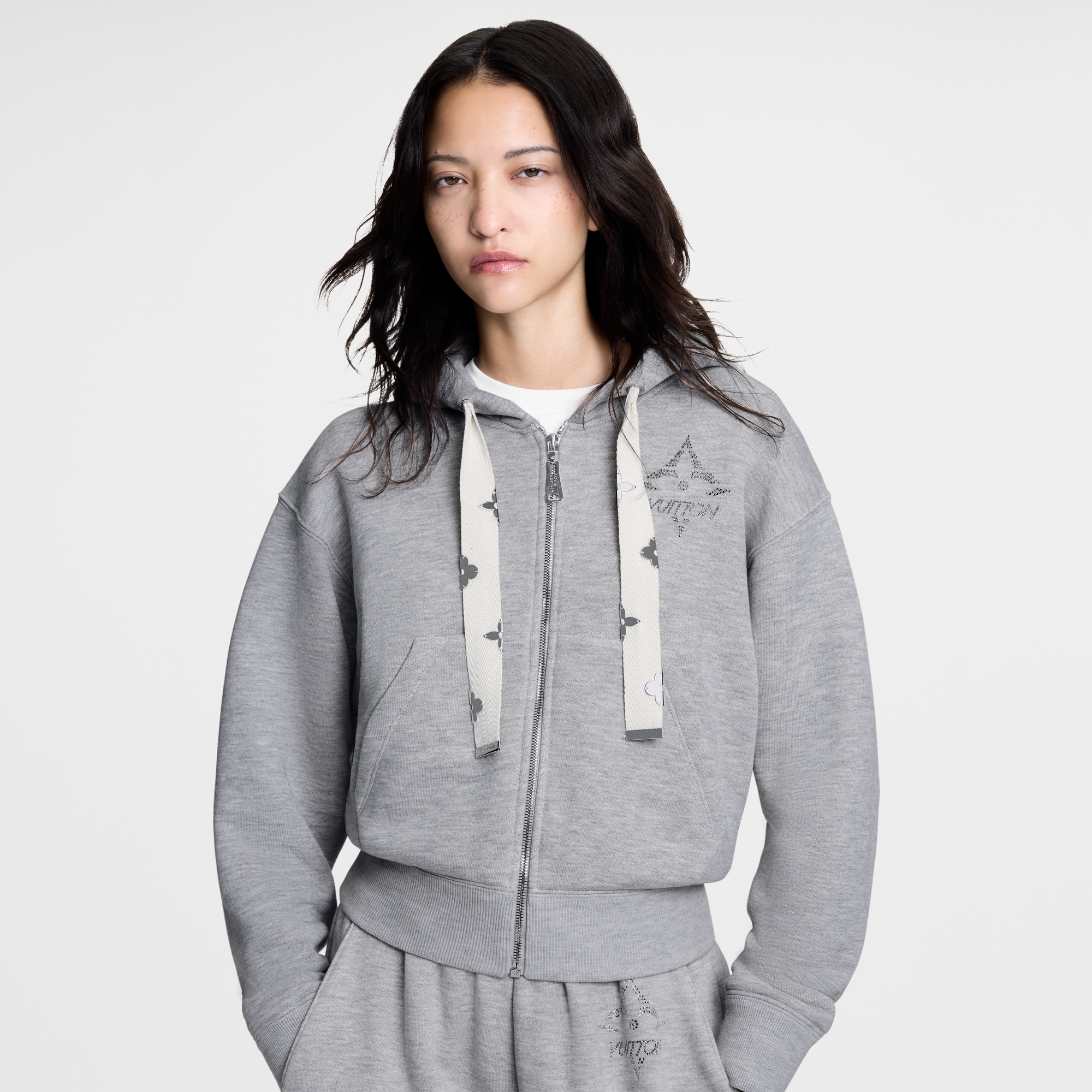 Monogram Flower Accent Hoodie  in Đồ Nữ