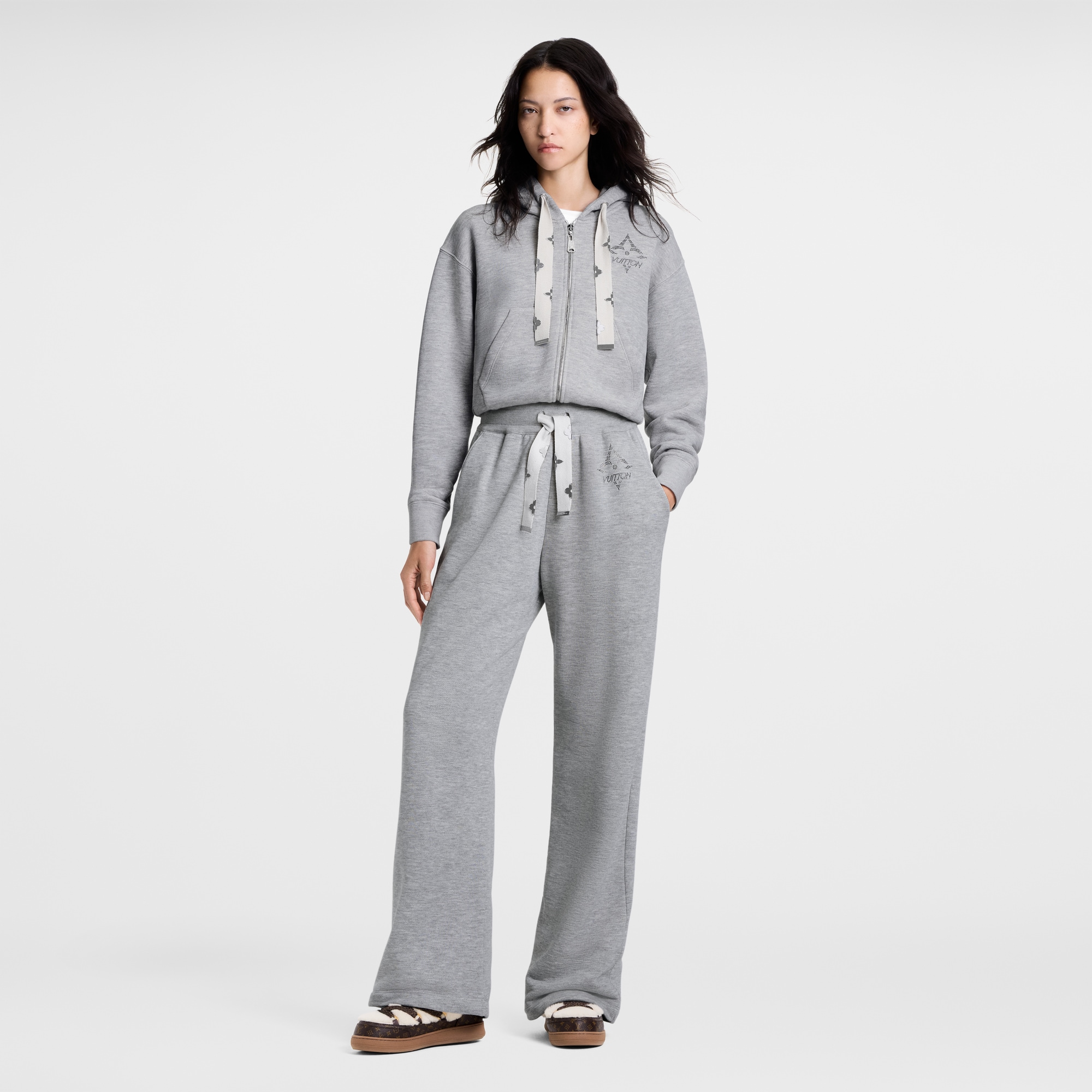 Monogram Flower Accent Hoodie  in Đồ Nữ