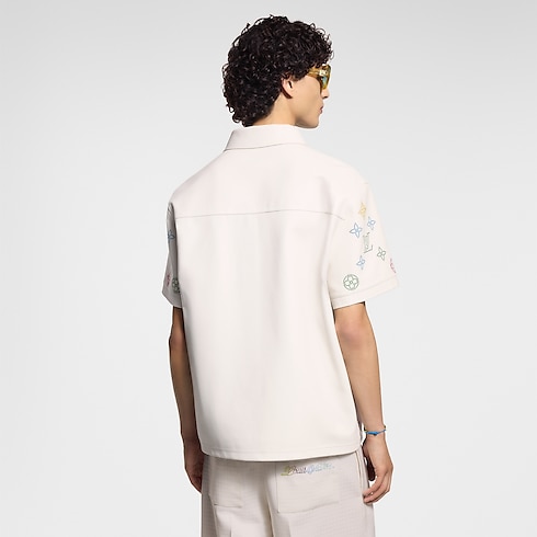 Áo Polo Da in Đồ Nam's Trang phục Áo sơ mi collections by Louis Vuitton (Thu phóng sản phẩm)