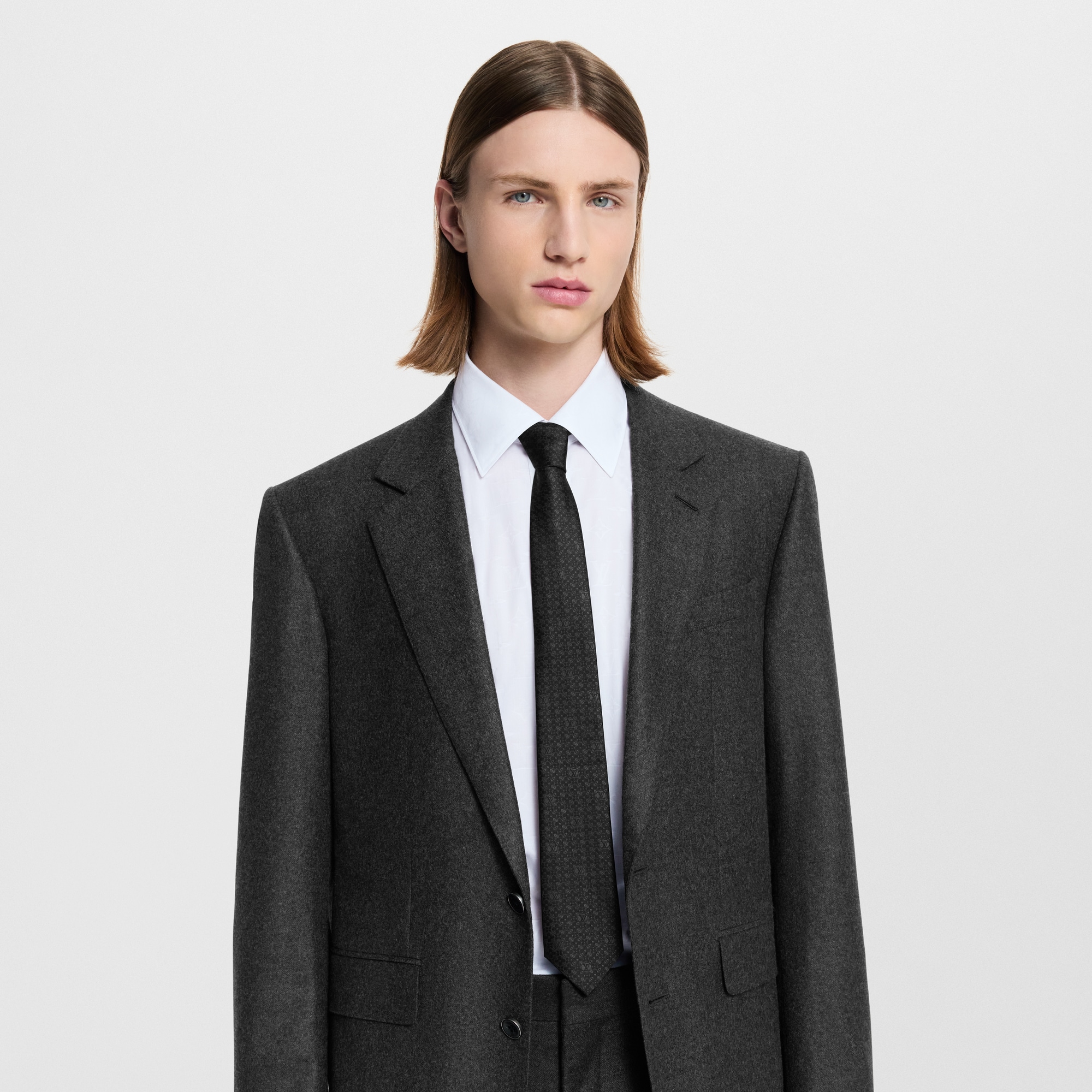 Cà Vạt Monogram Flower . in Đồ Nam