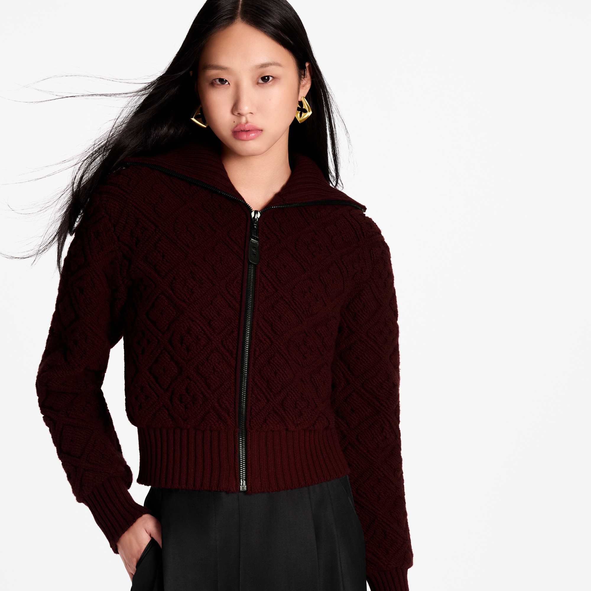 Áo Khoác Họa Tiết Hoa Monogram  in Đồ Nữ